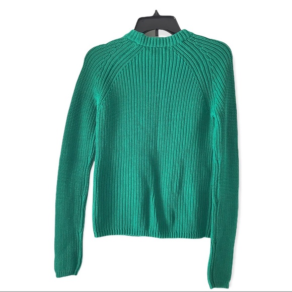 NWT 525 America Bloomingdales Bright Jade Sweater - Picture 2 of 10